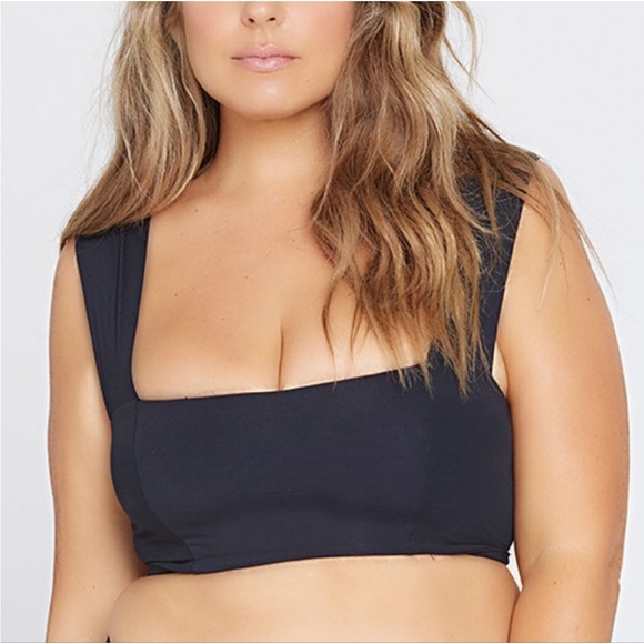 NWT L*Space Reversible Parker Bikini Top in Black | Revolve Bikini - Picture 7 of 12